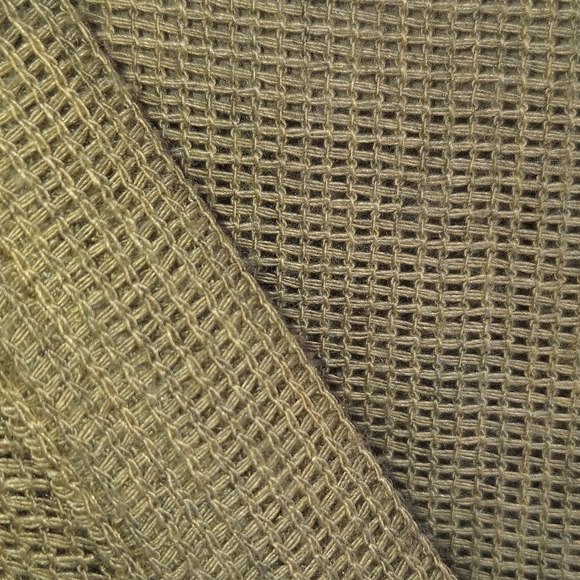 European Club LTD. Vest Plus Sz 20 Woven Fabric Button Down Beige P2P 23" L 31" - Picture 2 of 9